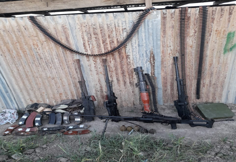 Weapon and ammunition found in military points abandoned by Armenians in Khojavend-PHOTO 