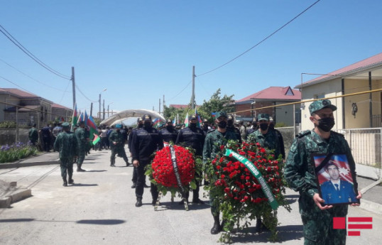Burial of warrant officer Alimov Farid