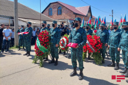 Azerbaijani serviceman, killed as a result of violation of state border, laid to rest in Tovuz-PHOTO 