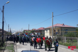Azerbaijani warrant officer, killed as a result of violation of state border, laid to rest in Guba-PHOTO 