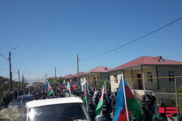 Azerbaijani warrant officer, killed as a result of violation of state border, laid to rest in Guba-PHOTO 