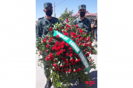 Azerbaijani warrant officer, killed as a result of violation of state border, laid to rest in Guba-PHOTO 