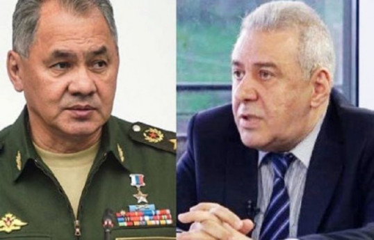 Sergey Shoygu  and Vagharshak Harutyunyan