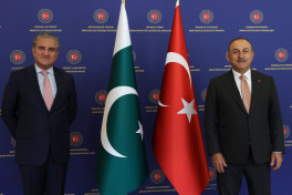 Shah Mahmood Qureshi and Mevlut Cavusoglu