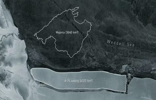 Massive iceberg breaks off from Antarctica