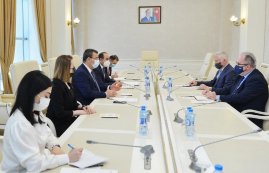 Meeting with Latvian Ambassador and head of Baku Office of Estonian Embassy