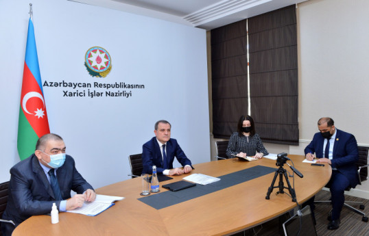 Jeyhun Bayramov met with UAE Minister of State