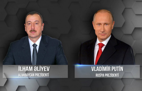 Ilham Aliyev and Vladimir Putin discussed the recent events on the Azerbaijani-Armenian border
