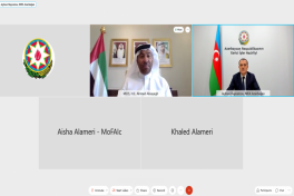 Jeyhun Bayramov met with UAE Minister of State