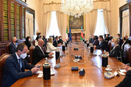 Sahiba Gafarova's meeting with members of Italy-Azerbaijan Friendship Association