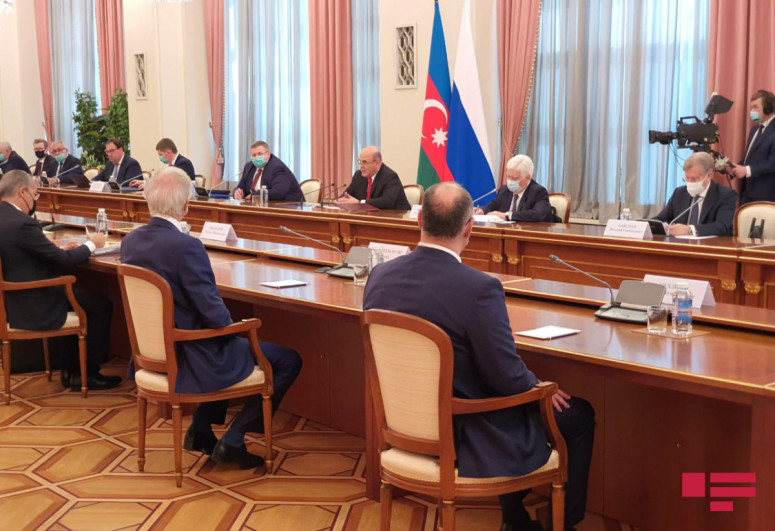Meeting of Azerbaijani and Russian PMs in Moscow kicks off-PHOTO -UPDATED 