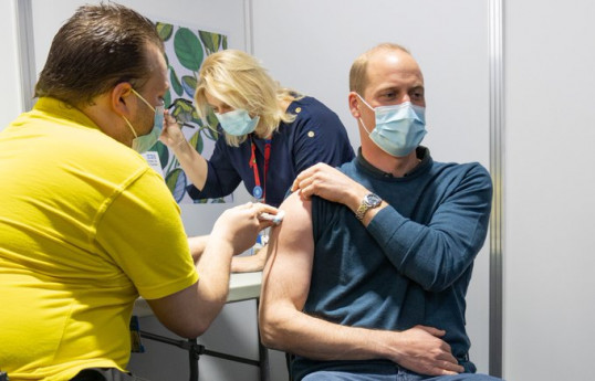 Prince William gets first dose of COVID-19 vaccine