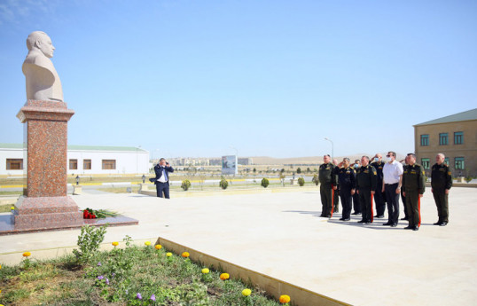 Azerbaijani and Belarusian defense ministers visited the military units-VIDEO 