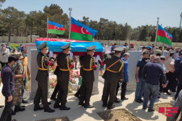 Martyr of Patriotic War Tabriz Ibrahimov laid to rest in II Alley of Honor-PHOTO 