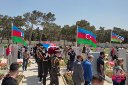 Martyr of Patriotic War Tabriz Ibrahimov laid to rest in II Alley of Honor-PHOTO 
