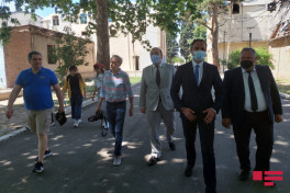 French journalists visited areas in Ganja shelled by Armenians-PHOTO 