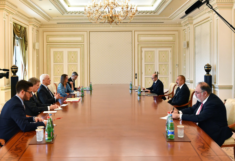President of the Republic of Azerbaijan Ilham Aliyev received UK Minister for Exports Graham Stuart