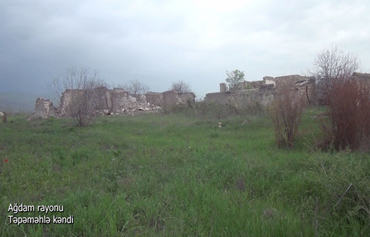 Azerbaijani MoD releases video footage of the Tepemehle village of the Aghdam region-VIDEO 