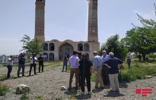 Visit of delegation of US Caspian Policy Center to Azerbaijan’s Aghdam started-PHOTO 