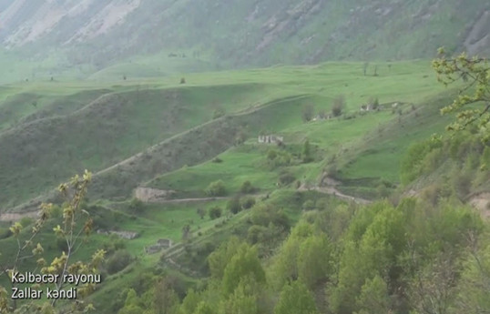 Azerbaijan's MOD releases video footage of the Zallar village of the Kalbajar region-VIDEO 