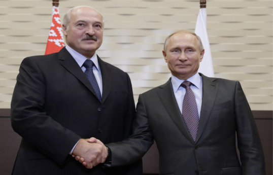 Alexander Lukashenko and Vladimir Putin