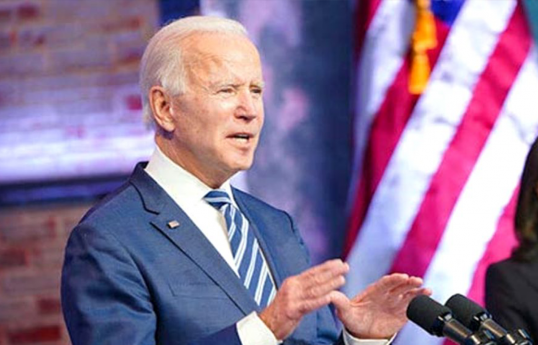 Biden: "US committed to helping the sides negotiate a long-term political settlement of the conflict'