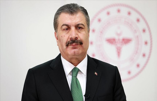 Turkey's health minister Fahrettin Koca