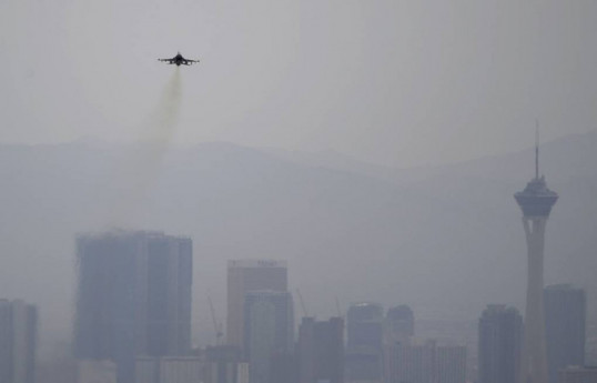 Contractor-operated Mirage F-1 crashes near Nellis Air Force Base, pilot dead