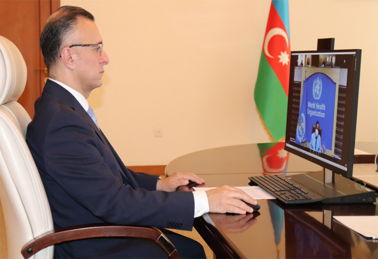 Acting minister of Health of Azerbaijan delivered speech at 74th World Health Assembly