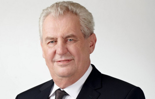 President of the Czech Republic Milos Zeman