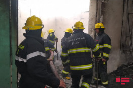 Fire, erupted in a market in Barda, extinguished-PHOTO -VIDEO -UPDATED 