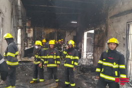 Fire, erupted in a market in Barda, extinguished-PHOTO -VIDEO -UPDATED 