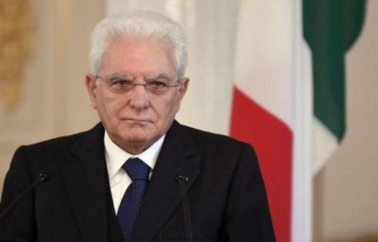 Italian President Sergio Mattarella