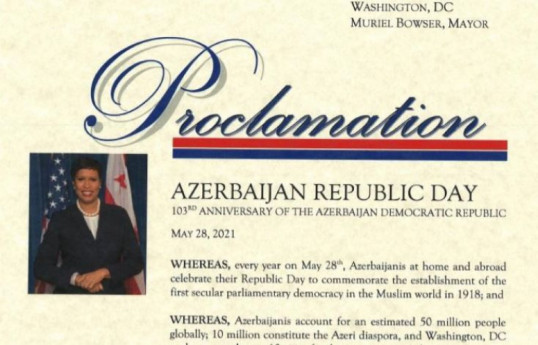 Washington mayor declares May 28 Republic Day