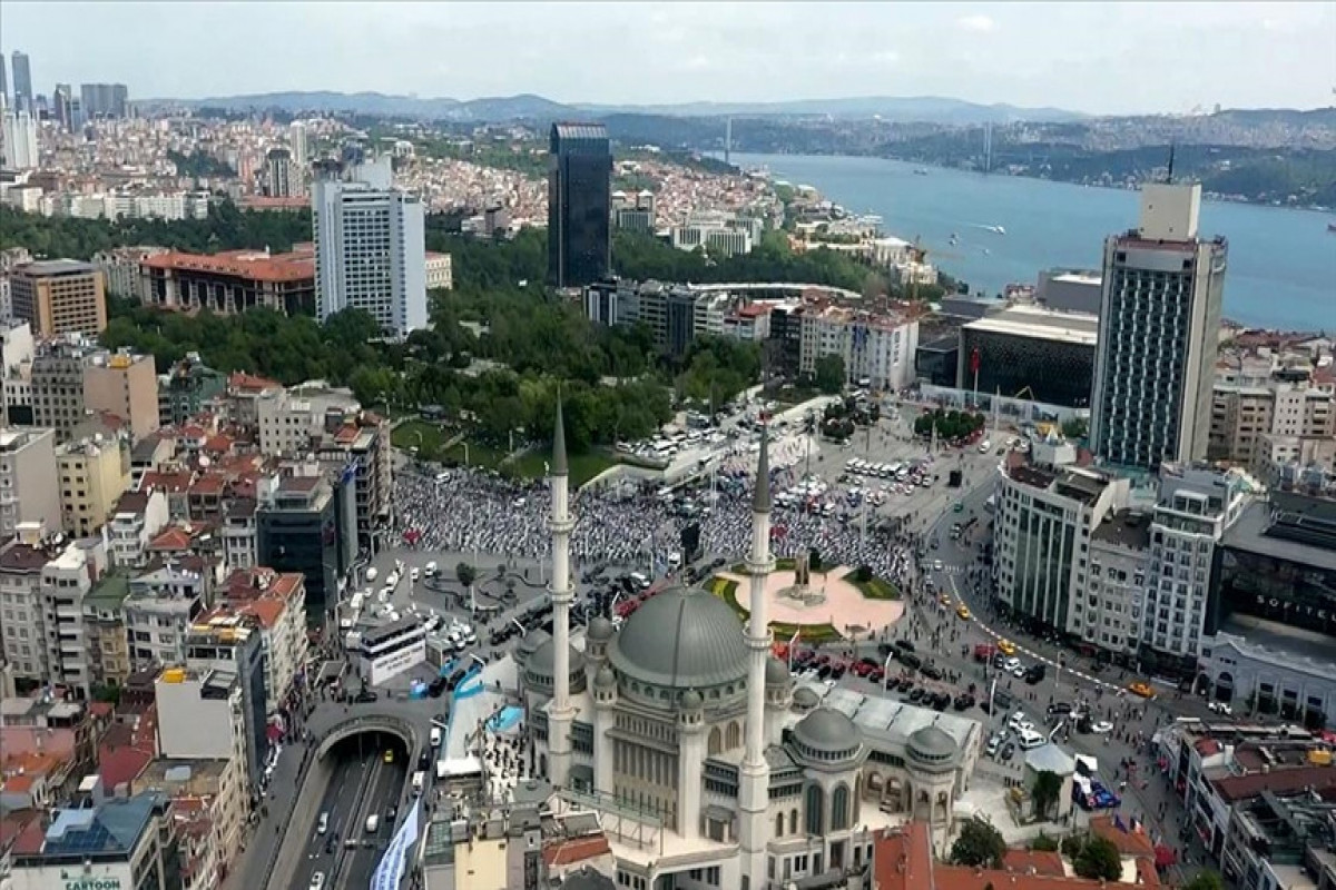 Mosque complex inaugurated in Taksim square of Istanbul 