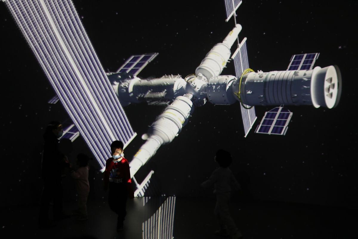 Tianzhou-2 cargo spacecraft docks with China's space station module