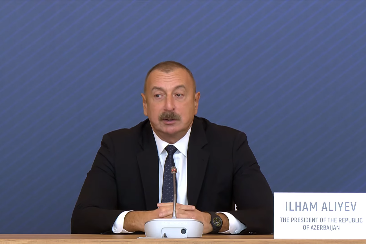 Azerbaijani President Ilham Aliyev