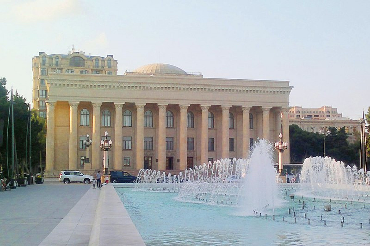 Video projection to be displayed on the Victory Day