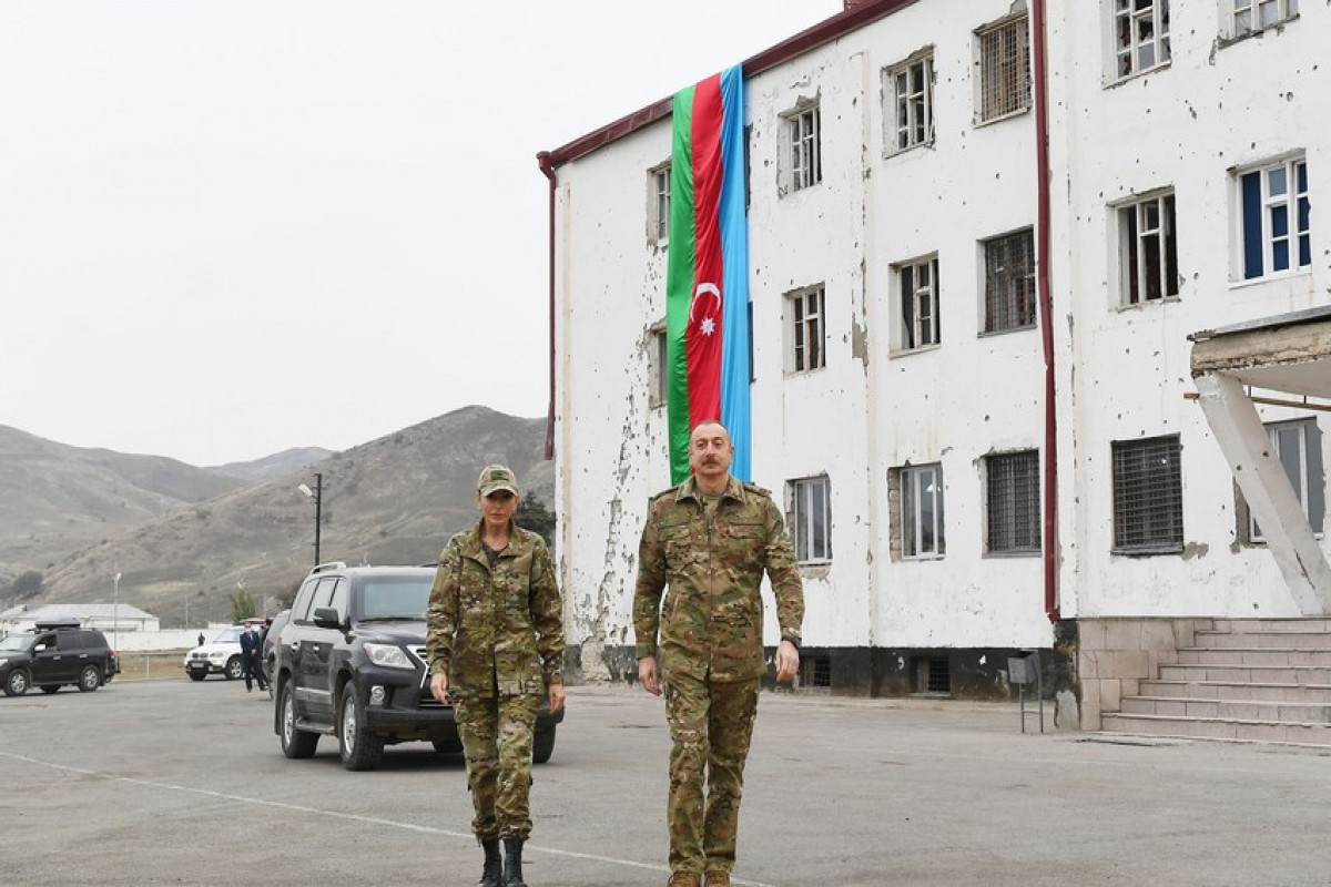President Ilham Aliyev and First Lady Mehriban Aliyeva visited Shusha