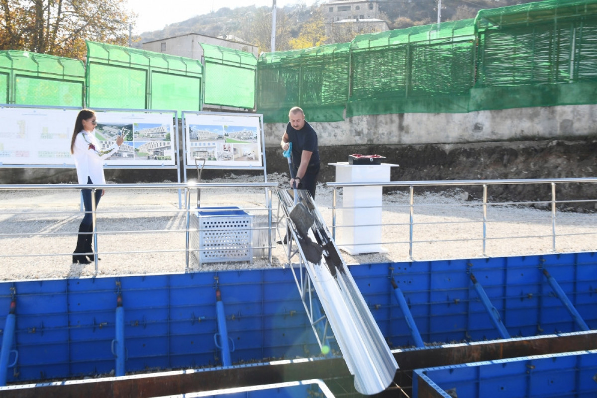 Groundbreaking ceremony was held for Shusha District Central Hospital