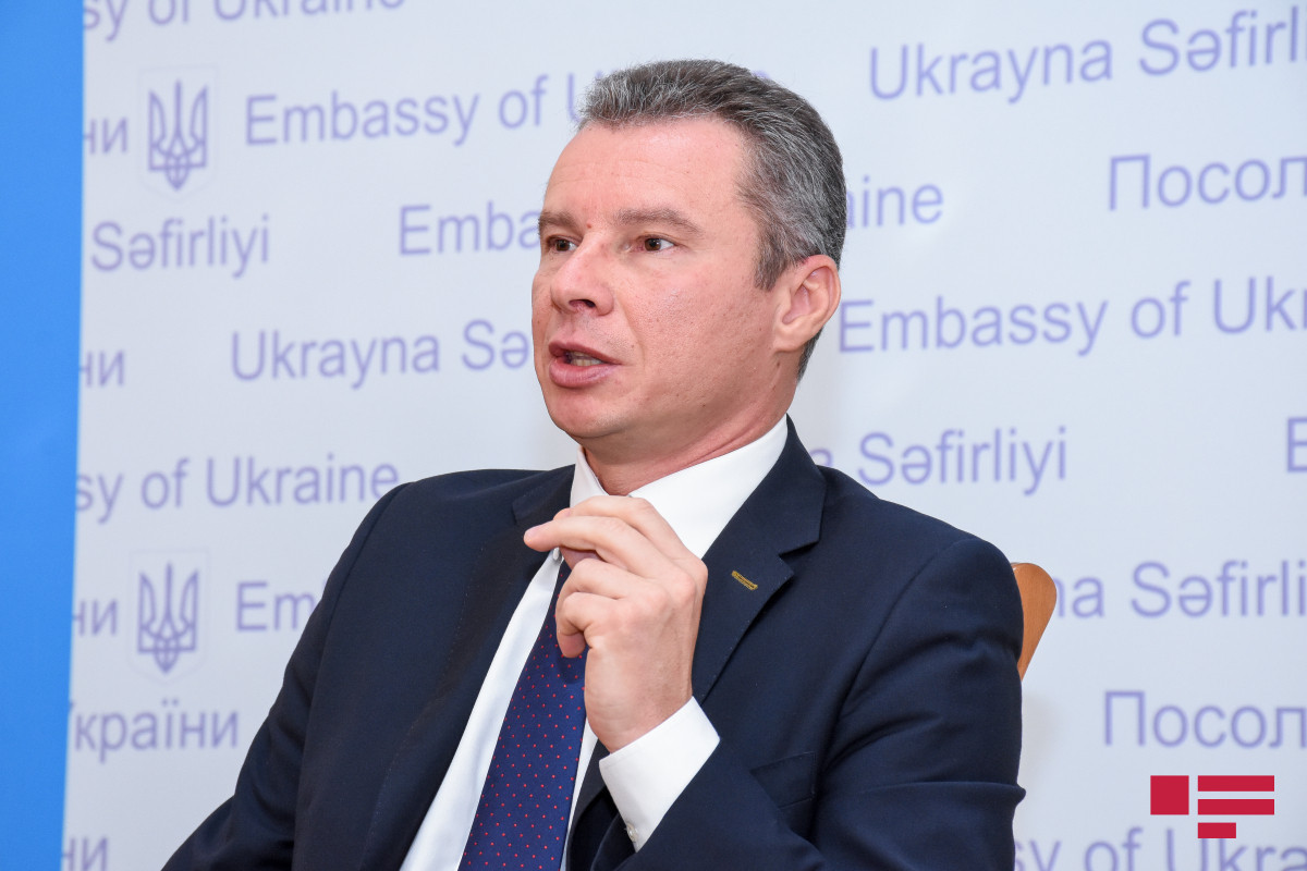 Ukraine's Ambassador to Azerbaijan Vladyslav Kanevskyi