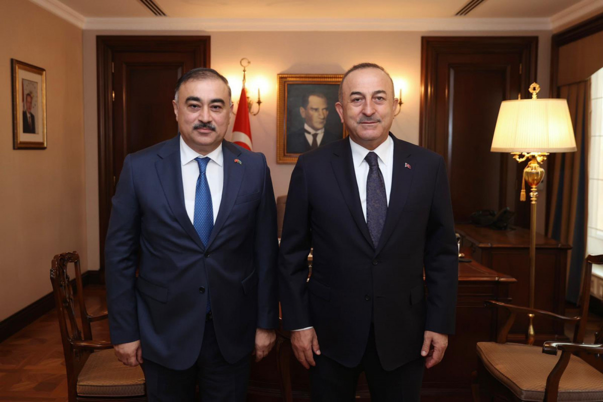 Turkish FM receives Azerbaijani ambassador