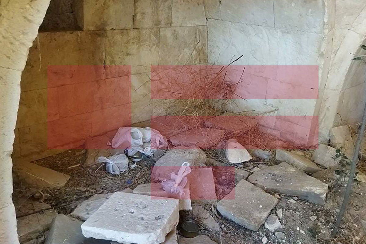 Armenians mined historical monument in Jabrayil-PHOTO 