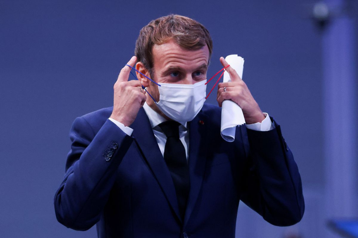 France's Macron demands acceleration of COVID-19 booster shots