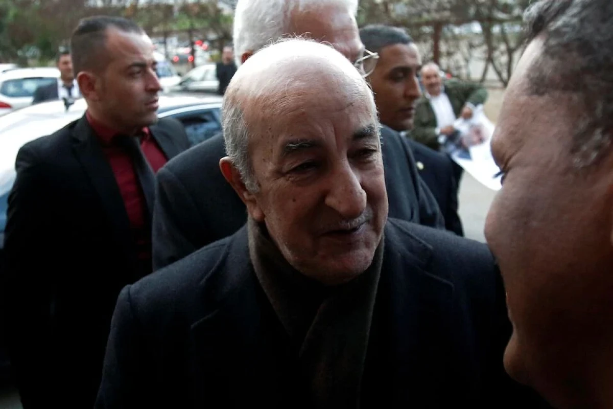 Algerian President Abdelmadjid Tebboune