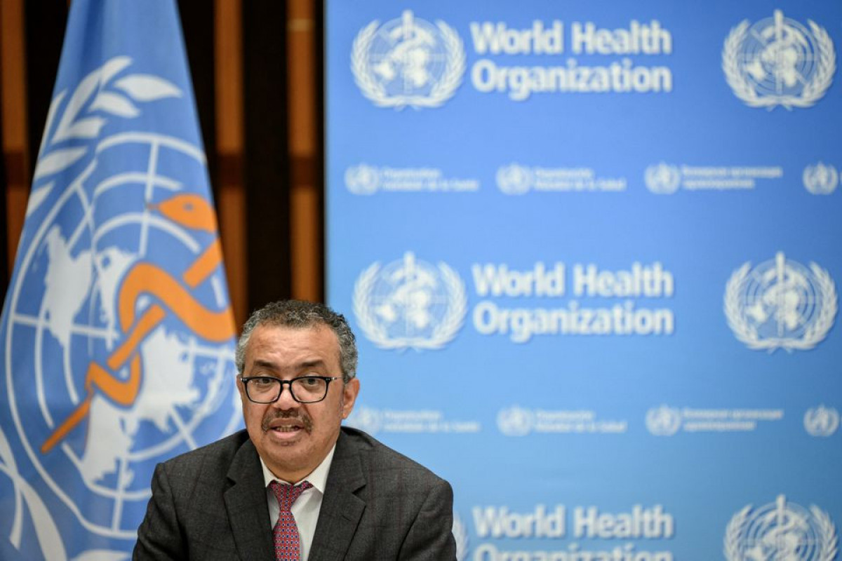 The World Health Organization's chief  Tedros Adhanom Ghebreyesus