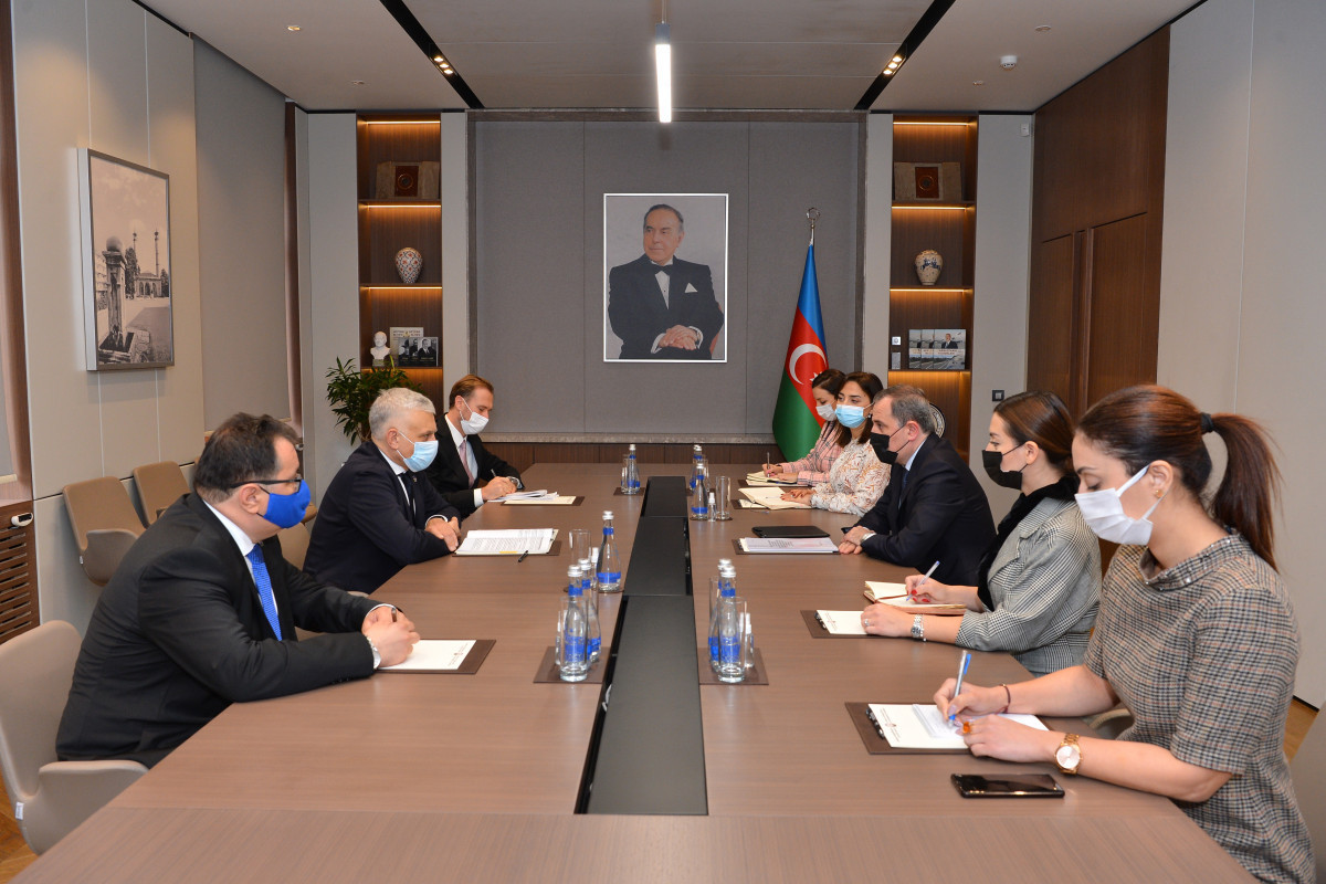 Azerbaijani FM meets EU's Maciej Popowski discussed EU participation in the restoration of liberated territories