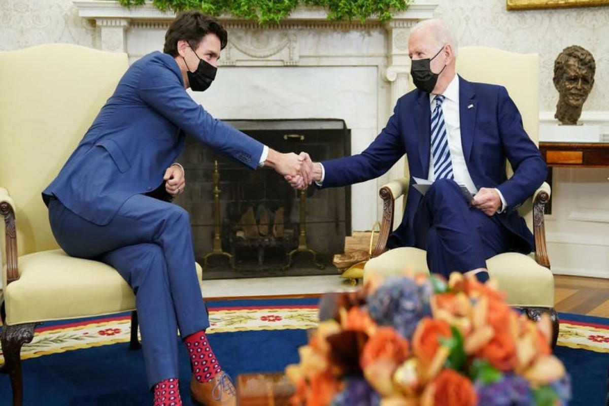 US President Joe Biden, Canadian Prime Minister Justin Trudeau