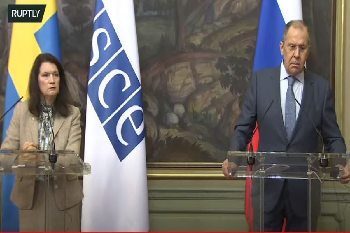 Ann Linde, Sergey Lavrov