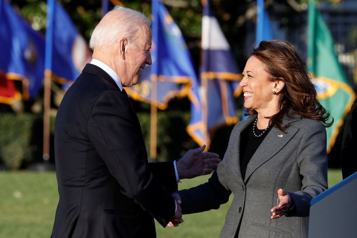 Biden and Kamala Harris